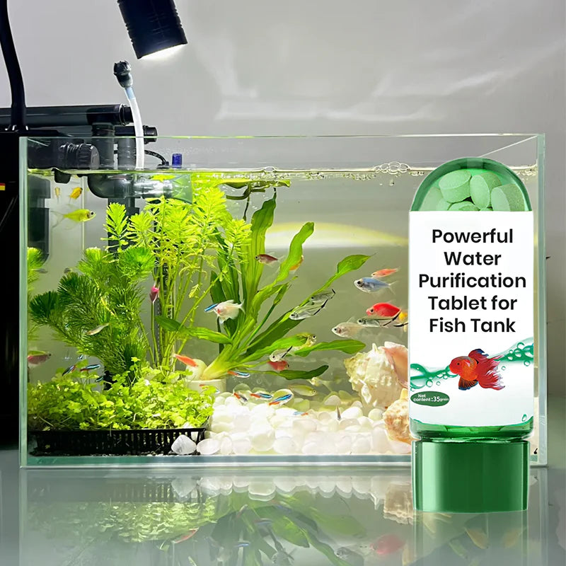Poderosa tableta purificadora de agua para acuarios🐠