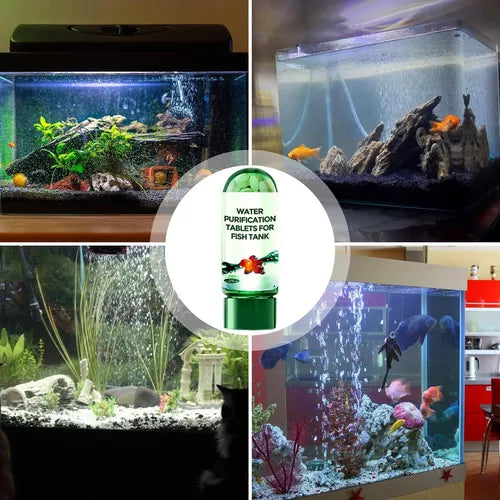 Poderosa tableta purificadora de agua para acuarios🐠
