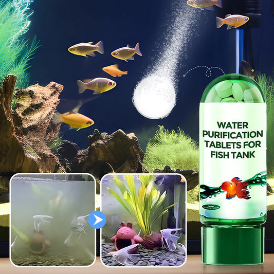 Poderosa tableta purificadora de agua para acuarios🐠