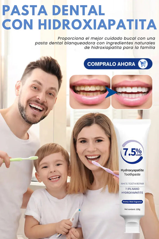 Pasta Dental de NanoHidroxiapatita 7.5% - Sin Fluor