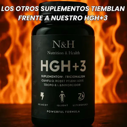 Suplemento HGH +3 Original || 60 capsulas