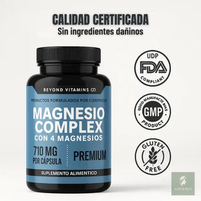 Magnesio complex - Sumplemento Complejo de Magnesio 4 en 1
