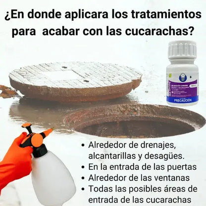 Astrum™️ | Insecticida Concentrado para Chinches de cama, Cucarachas, Moscas y Zancudos