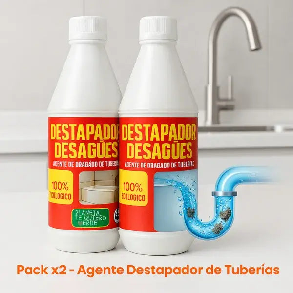 Señor Desagües®️ Agente de Dragado de Tuberías Liquido || Promo 2x1