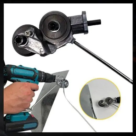 50% dcto 🚨 Cortadora de laminas para taladro | Incluye 6 accesorios de instalación