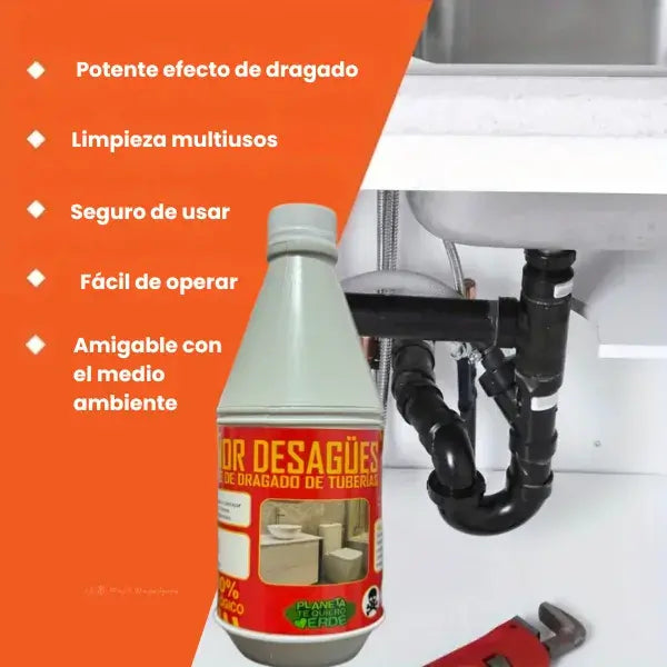 Señor Desagües®️ Agente de Dragado de Tuberías Liquido || Promo 2x1