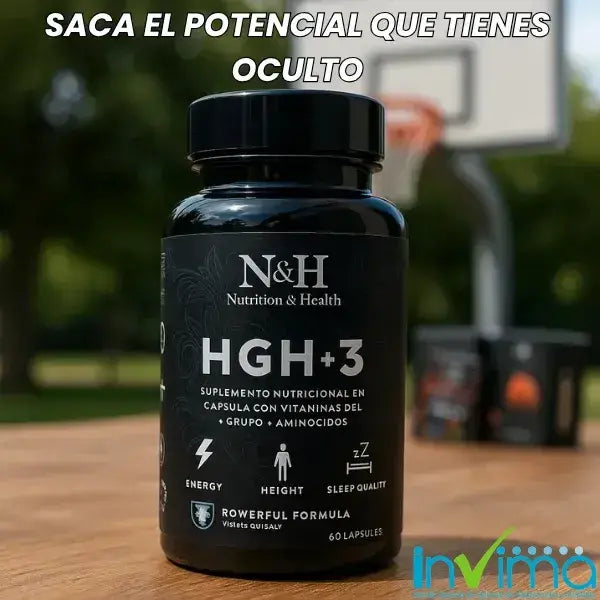 Suplemento HGH +3 Original || 60 capsulas