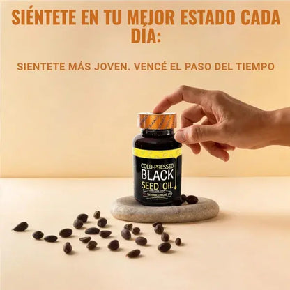Capsulas de Aceite de Semilla Negra Prensado en Frio