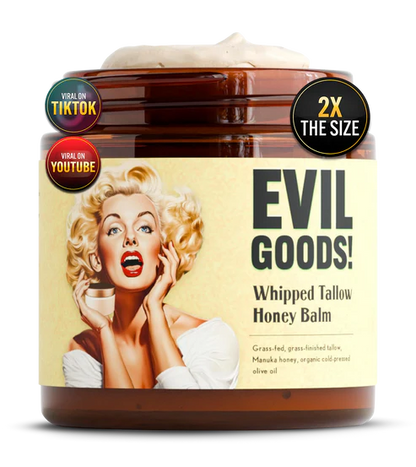Evil Goods®️ Balsamo 100% Natural de Cebo de Res y Miel