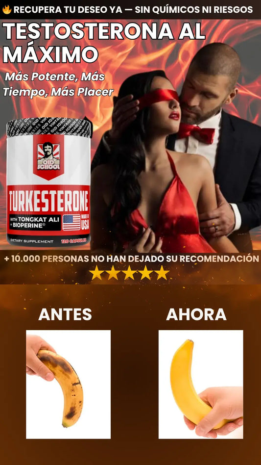Turkesterona 1500mg | Aumenta la Testosterona Naturalmente